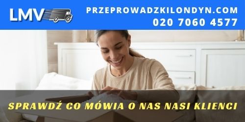 Profesjonalna obsluga z Przeprowadzki Londyn