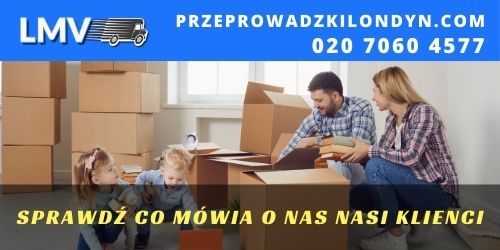 Kient zadowolony z uslug Przeprowadzki Londyn