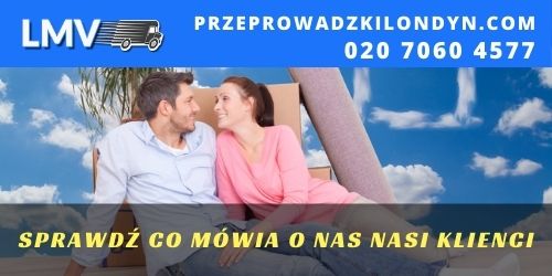 Klient dziekuje za profesjonalny serwis z Przeprowadzki Londyn