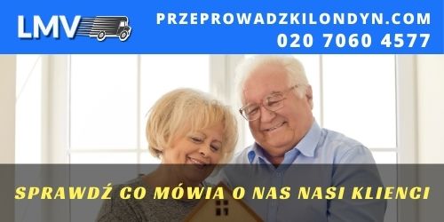 Klient dziekuje za profesjonalny serwis z Przeprowadzki Londyn