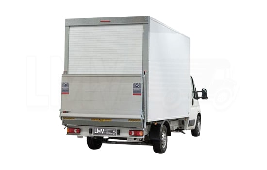 Luton Van z Pomocnikiem w Londynie - Widok z tyłu