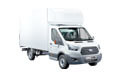 Luton Van z Pomocnikiem w Londynie - Widok z przodu