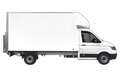 Luton Van z Pomocnikiem w Londynie - Widok z boku